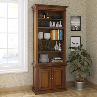 doors bookcase bookcases wayfair furniture addington standard